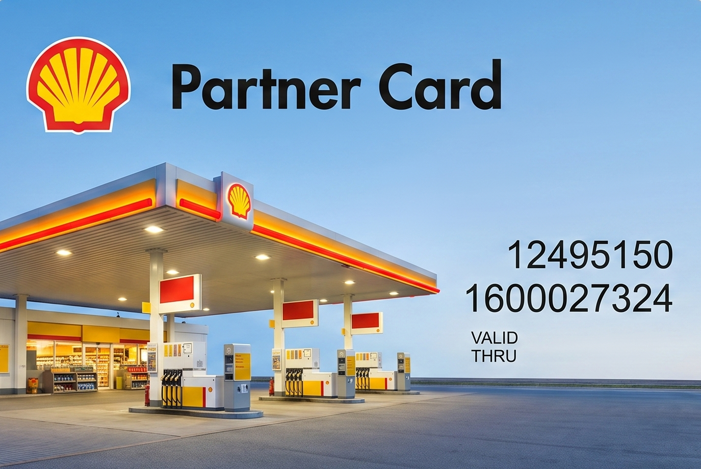Shell Partner Card